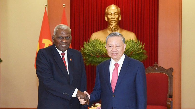 Генеральный секретарь ЦК КПВ То Лам принял Председателя НАНВ Кубы