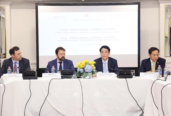 Президент Вьетнама принял делегацию бизнес-коалиции США - АТЭС в Лиме