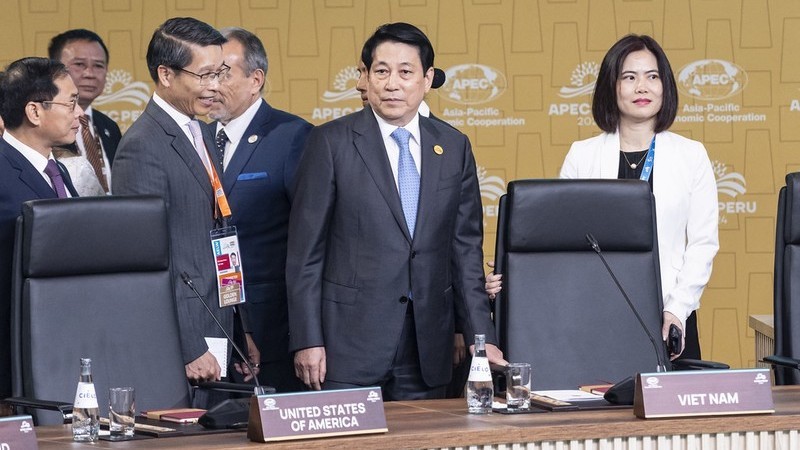 Президент Вьетнама выступил с речью на неформальном диалоге с гостями саммита АТЭС