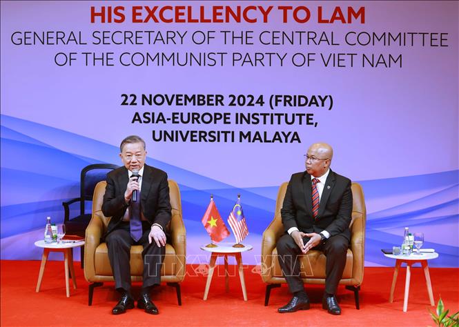 Генеральный секретарь ЦК КПВ То Лам выступил с речью в Национальном университете Малайзии