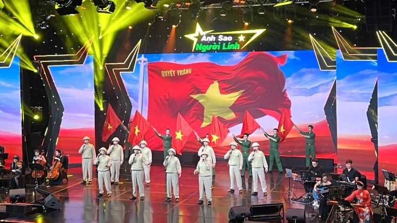 Прошла художественная программа «Звездный свет солдат»