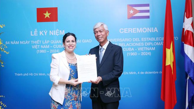 В г Хошимине отметили 64-ю годовщину установления дипотношений между Вьетнамом и Кубой