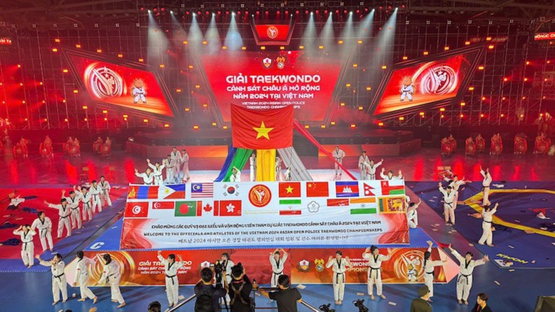 Открылся расширенный турнир полицейских сил Азии по тхэквондо 2024 года