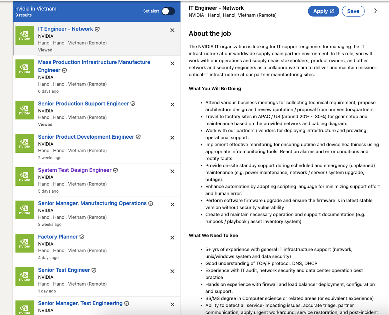 Nvidia набирает инженеров и менеджеров высшего звена во Вьетнаме
