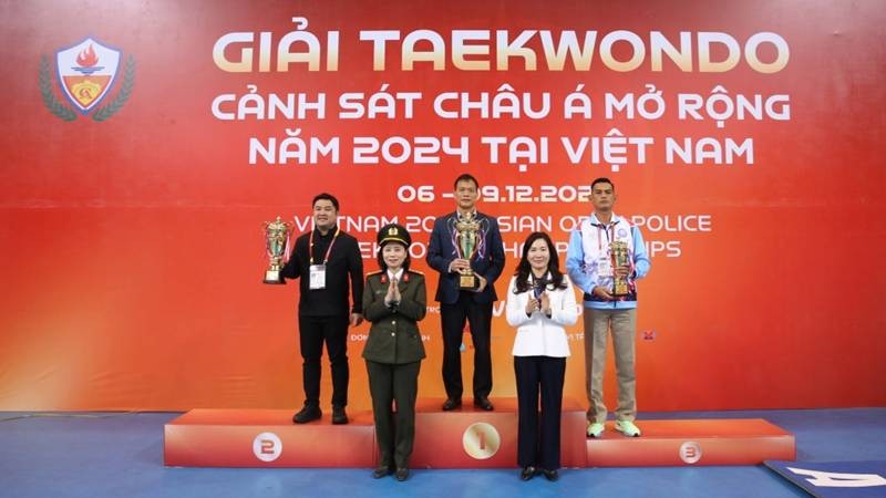 Закрылся расширенный турнир полицейских сил Азии по тхэквондо 2024 года