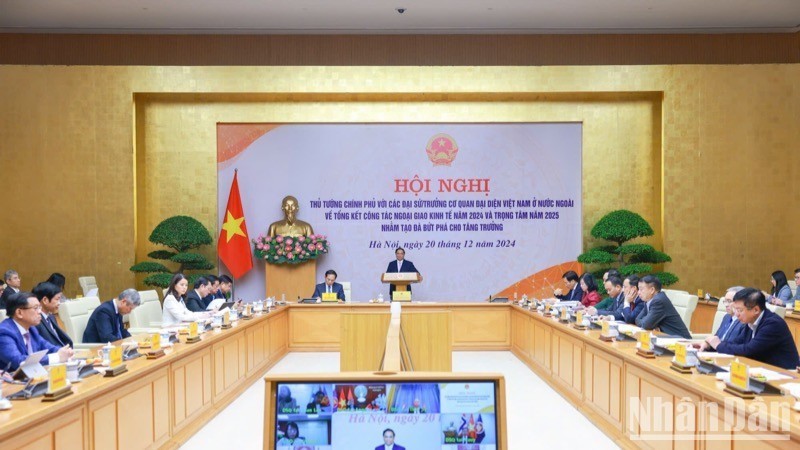 Премьер-министр председательствовал на конференции по постановке задач экономической дипломатии на 2025 год