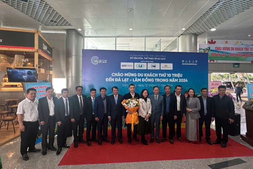 Ламдонг принял 10-миллионного туриста года