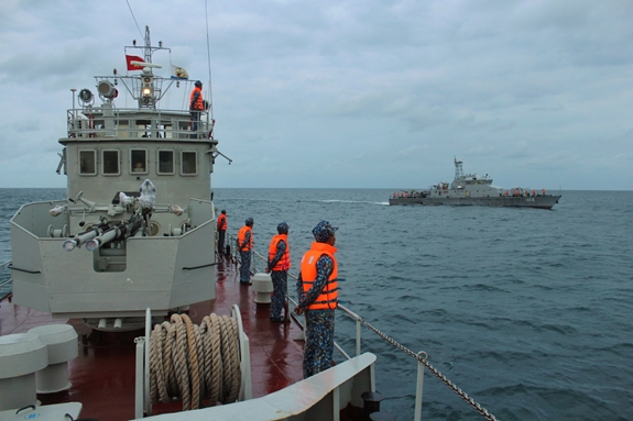 Patrullajes conjuntos ayudan a mantener la seguridad en el Mar del Este