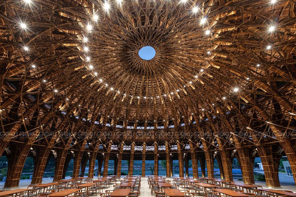 Un restaurante en Vietnam, entre las mejores arquitecturas de bambú premiadas por la revista en línea Dezeen