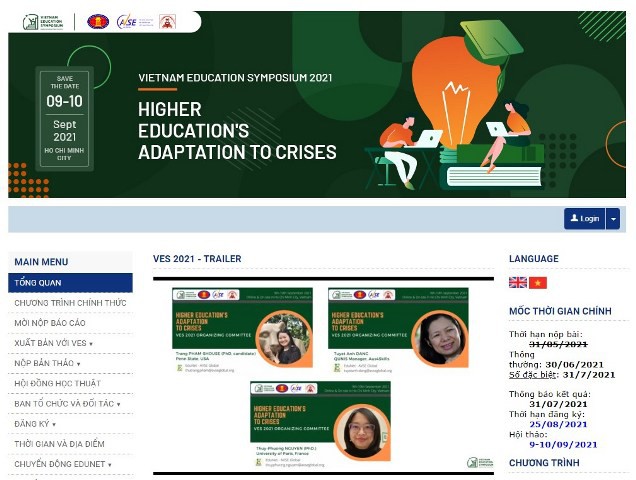 Foro de Educación de Vietnam 2021 la educación superior se adapta a la crisis