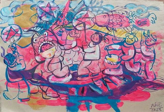 Inaugurada la exposición Festival del Medio Otoño mediante dibujos