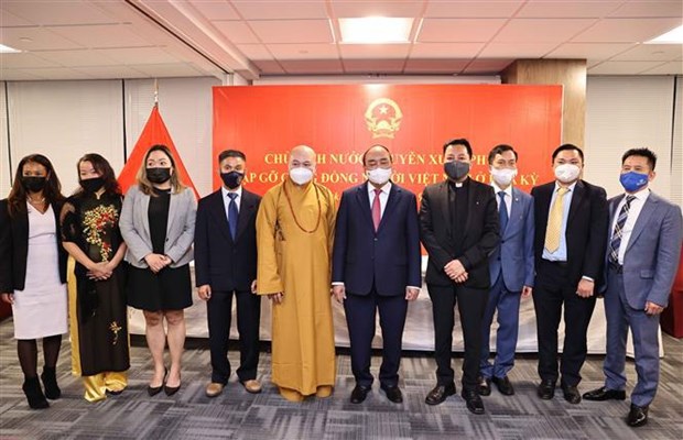 El presidente Nguyen Xuan Phuc agradece las contribuciones de la comunidad vietnamita en Estados Unidos