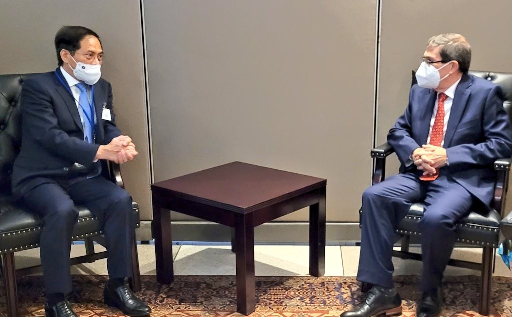 El canciller Bui Thanh Son se reúne con sus homólogos de diferentes países en Nueva York