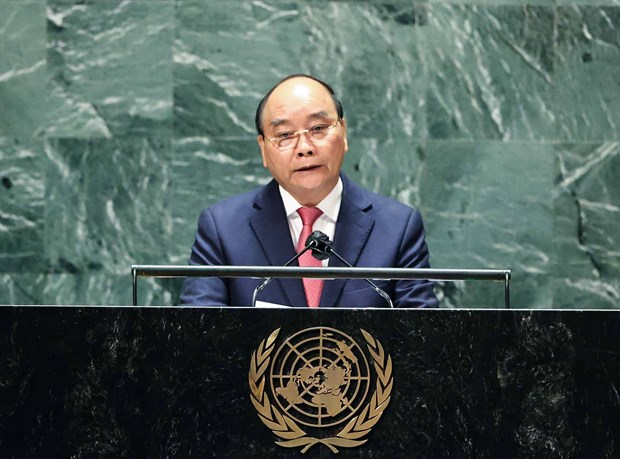 Discurso del presidente de Vietnam en la 76 sesión de Asamblea General de ONU