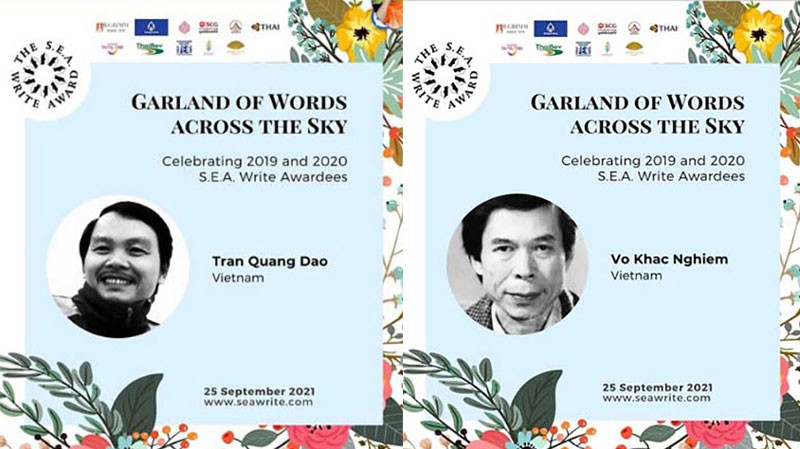 Dos destacados escritores vietnamitas reciben el Premio de Literatura de la ASEAN