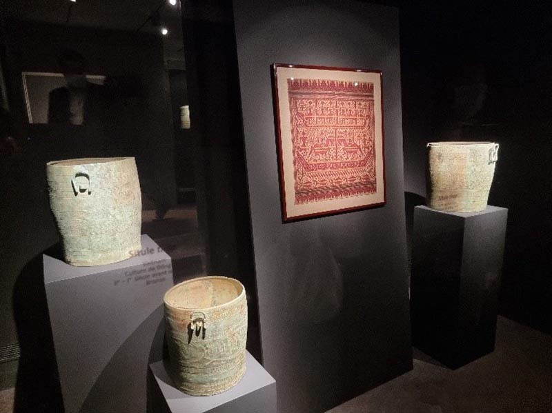Exposición artículos de bronce de Dong Son en Suiza