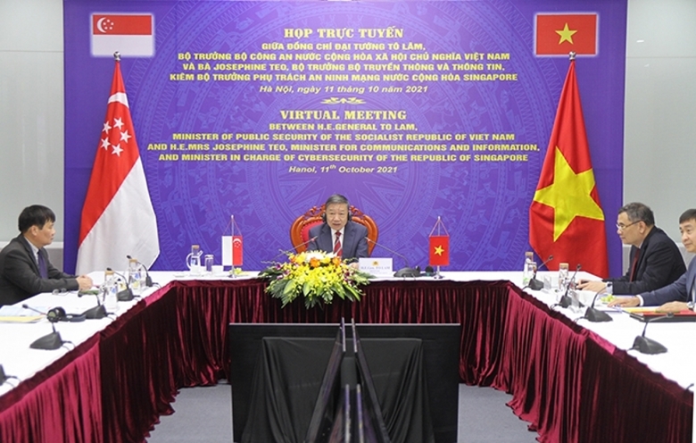 Refuerzo de la colaboración entre Vietnam y Singapur en seguridad cibernética