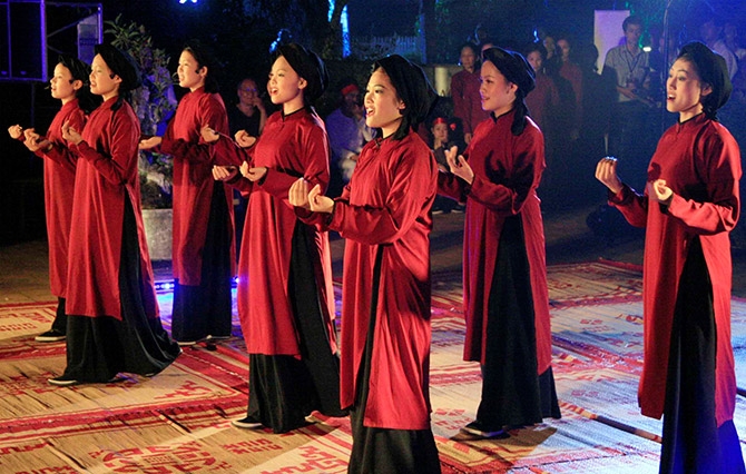El canto folklórico Xoan de Phu Tho