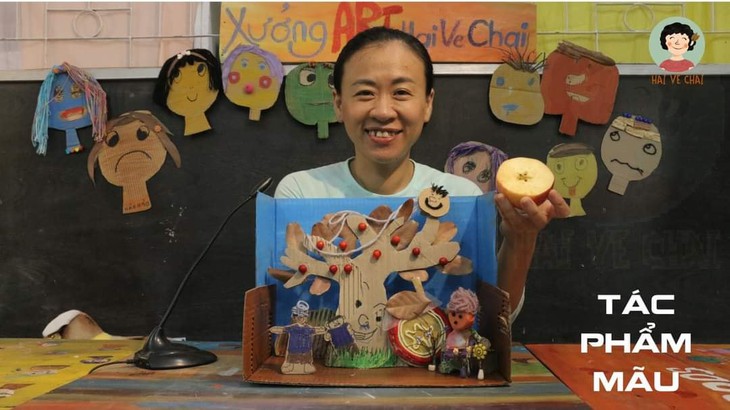 Un taller sobre Art Hai Ve Chai despierta el interés por el arte y la naturaleza de los niños