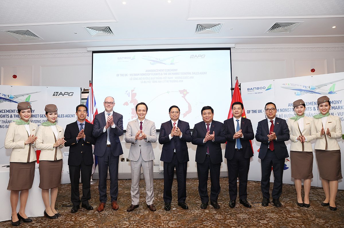 Presentación del vuelo directo Vietnam-Reino Unido