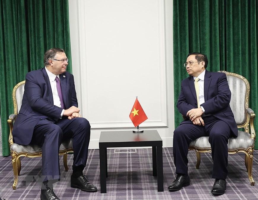 Actividades del primer ministro Pham Minh Chinh en su visita oficial a Francia