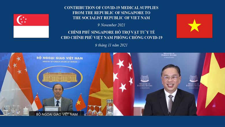 Buena relación de cooperación estratégica entre Vietnam y Singapur