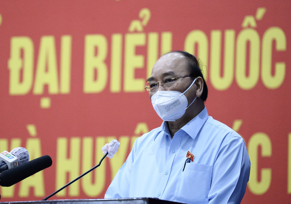 El presidente de la República se reúne con el electorado de Ciudad Ho Chi Minh