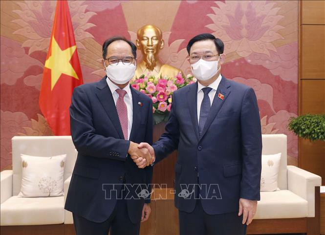El Presidente de la AN recibe a los embajadores de Corea del Sur e India