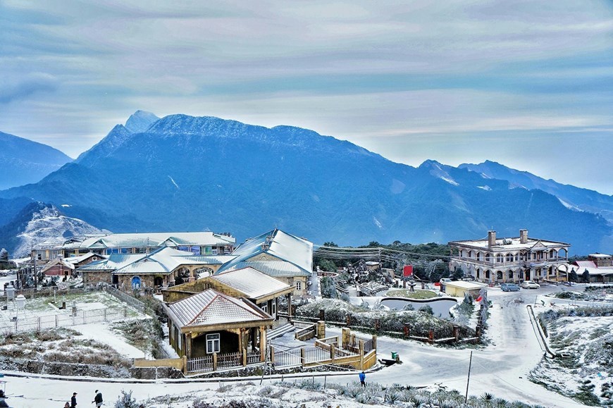 Belleza de la montaña vietnamita de Mau Son