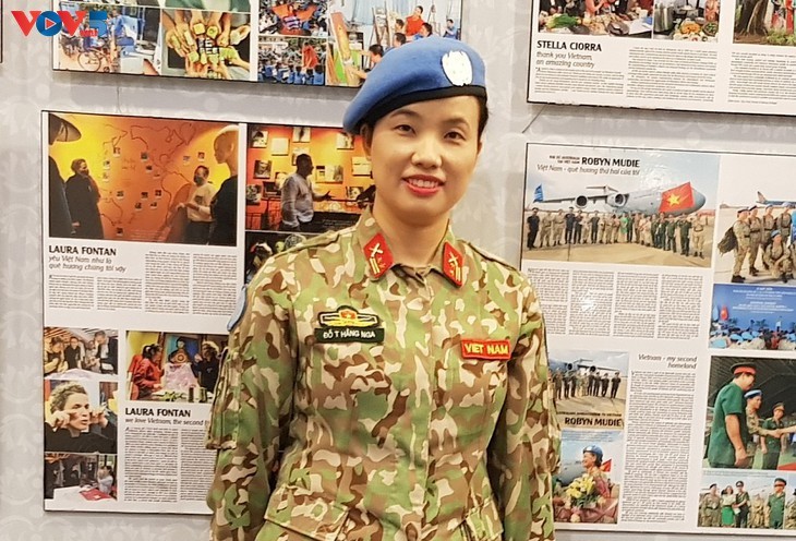 Do Thi Hang Nga, primera oficial vietnamita en unirse a las fuerzas de paz