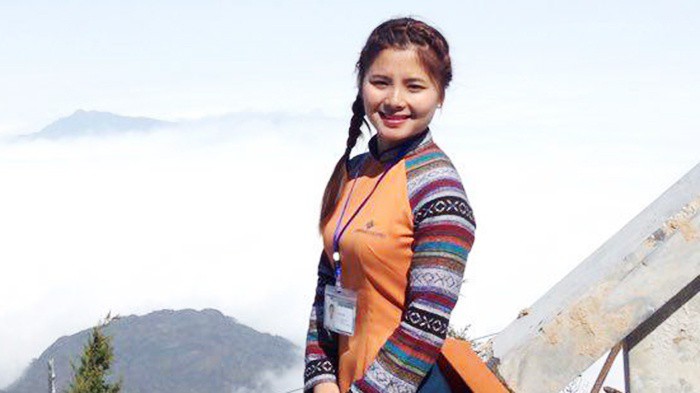Chao Thi Yen, alumna destacada de la etnia Dao