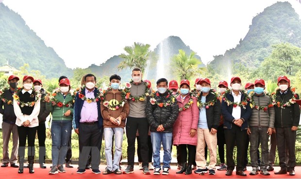 El número de turistas a Quang Binh alcanza los 3500 en los primeros días de 2022