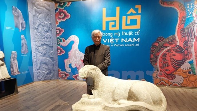 Presentan imágenes del tigre a lo largo de dos mil años en el arte vietnamita