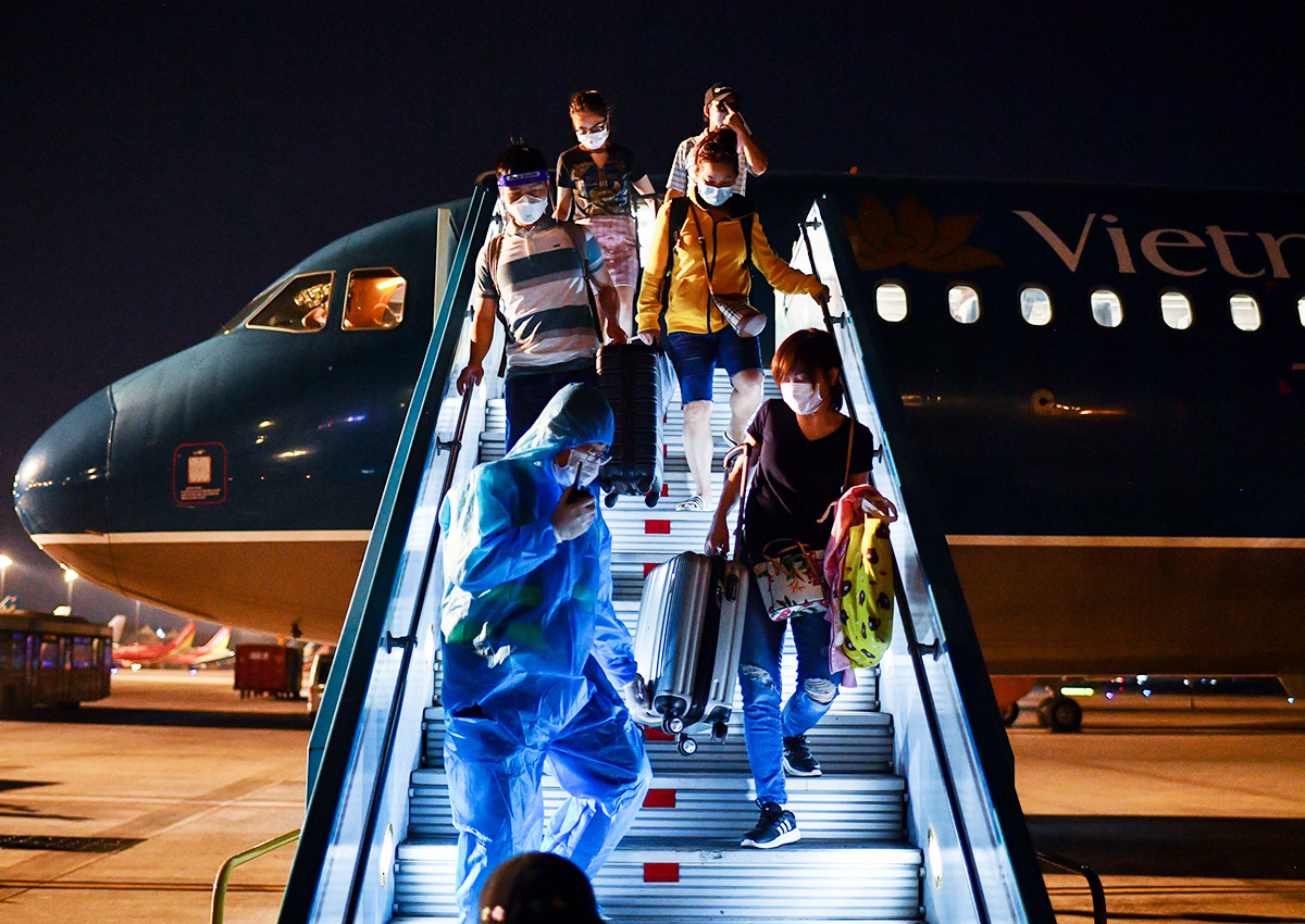 36 vuelos llevan de vuelta a casa a más de 2000 ciudadanos vietnamitas
