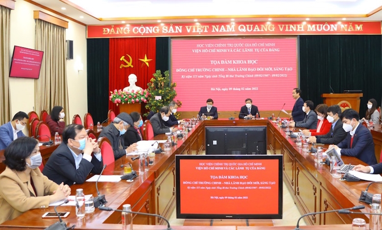 La carrera revolucionaria del difunto líder del Partido Truong Chinh protagonista de un seminario celebrado en Hanói