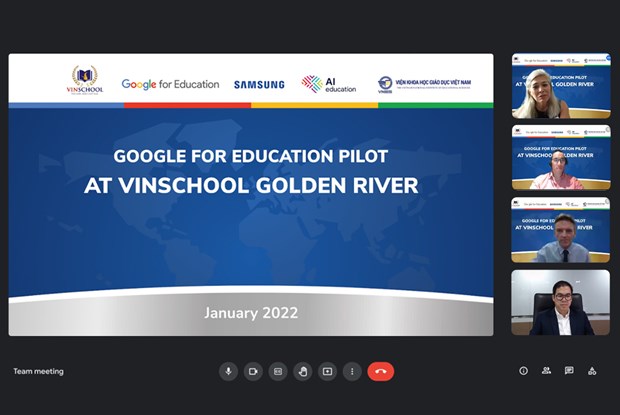 Vingroup colabora con Google y Samsung para apoyar la renovación educativa en Vietnam