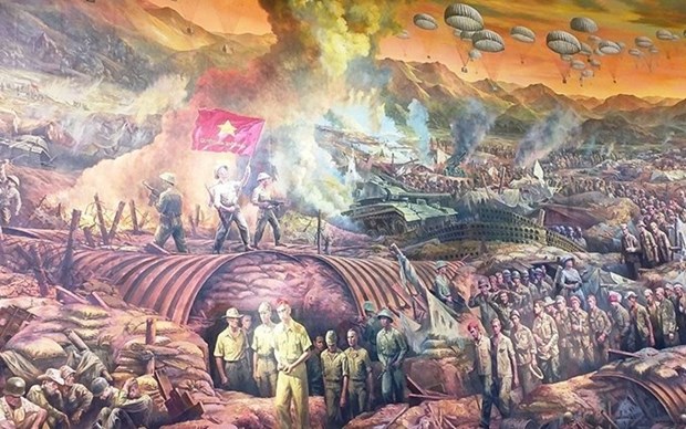 Recorrido por la batalla de Dien Bien Phu a través de la pintura panorámica