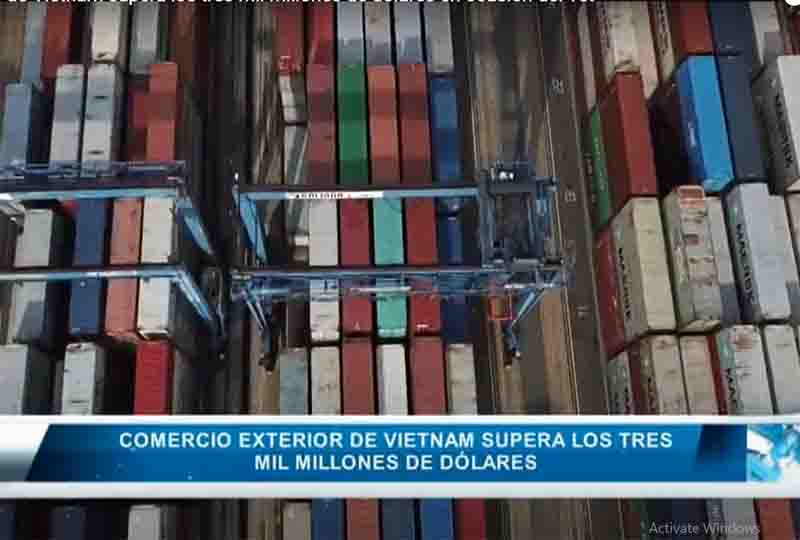 Comercio exterior de Vietnam supera los tres mil millones de dólares en ocasión del Tet