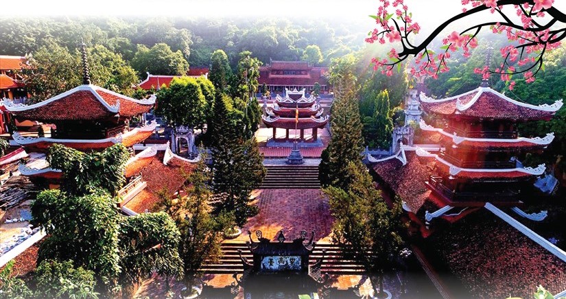 Complejo Huong Son o pagoda Huong, reliquia nacional especial de Vietnam