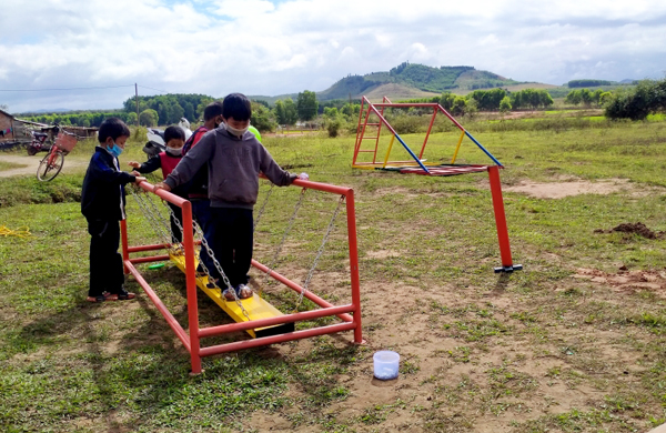 Los niños de las montañas cuentan con múltiples lugares para trabajar la motricidad
