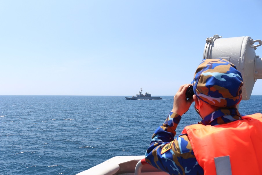 Las armadas de Vietnam y Francia efectúan un ejercicio conjunto