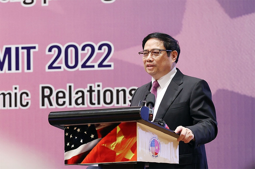 Primer Ministro Reforzar las asociaciones entre las empresas vietnamitas y estadounidenses