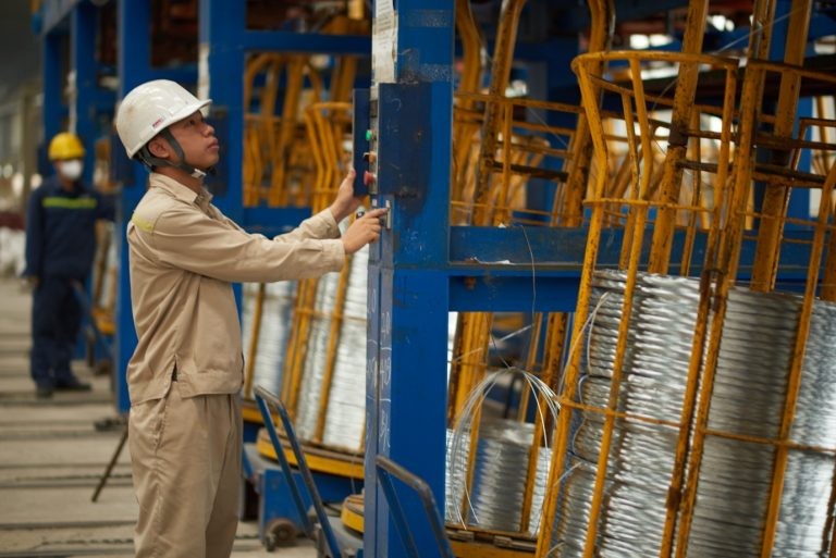 El grupo Hoa Phat tiene pedidos de exportación de acero hasta mayo de 2022