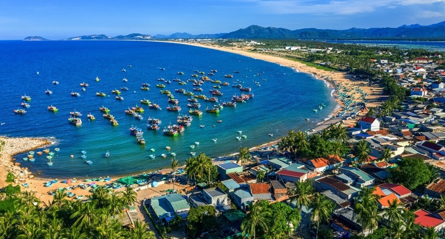 Belleza de la costa en la provincia vietnamita de Phu Yen
