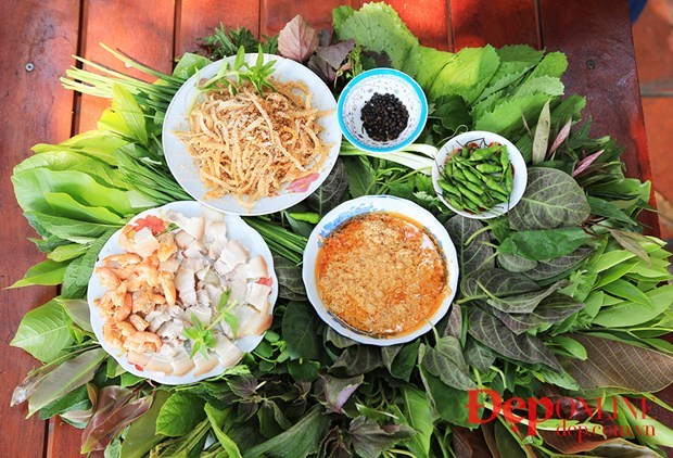 Ensalada de hojas, plato estrella en provincia vietnamita de Kon Tum