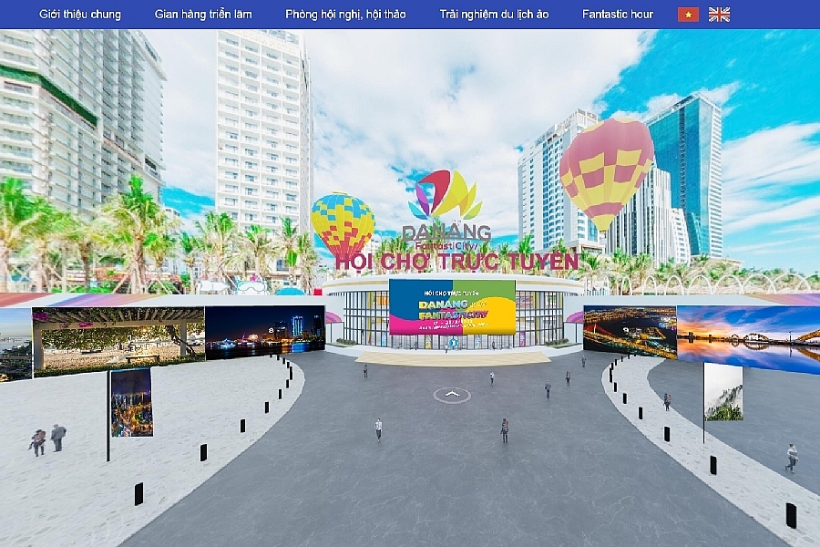 Feria de turismo en línea para presentar atracciones turísticas de Danang