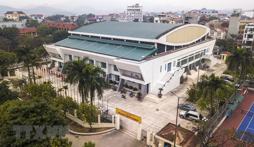 Preparación para los 31 º Juegos SEA Games en el Salón de Competiciones Soc Son