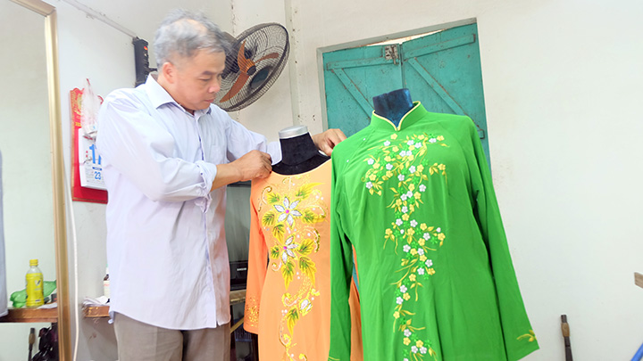 Aldeanos de Trach Xa nacidos para ser hábiles sastres ao dai