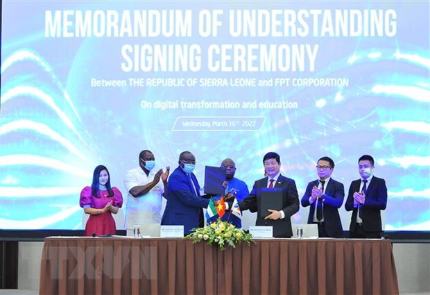 FPT y Sierra Leona firman acuerdo para impulsar la transformación digital