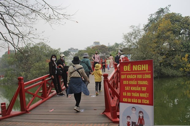 Los espacios peatonales en Hanoi reanudan su funcionamiento